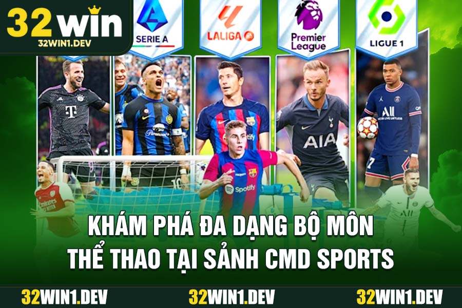 Khám phá đa dạng bộ môn thể thao tại sảnh CMD Sports